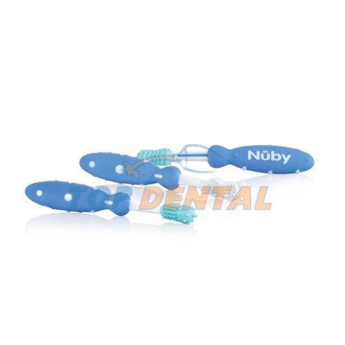 NUBY SET CEPILLOS DENTALES  X3 UNIDADES