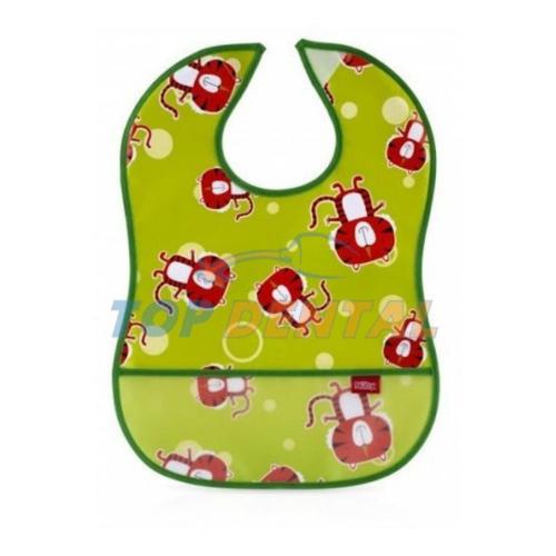 NUBY BABERO CON VELCRO Y ATRAPA MIGAS