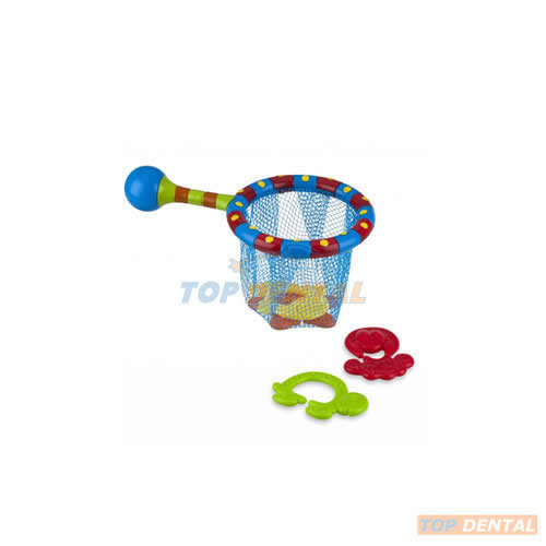 NUBY JUEGO DE RED Y FIGURAS PARA PESCAR EN LA BAÑADERA