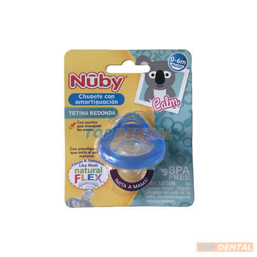 NUBY CHUPETE CON AMORTIGUACION MEDIANO ( 6 A 12 MESES) - ML