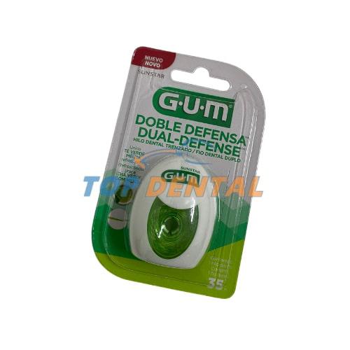 GUM HILO TRENZADO TE VERDE Y MENTA X35 MTS