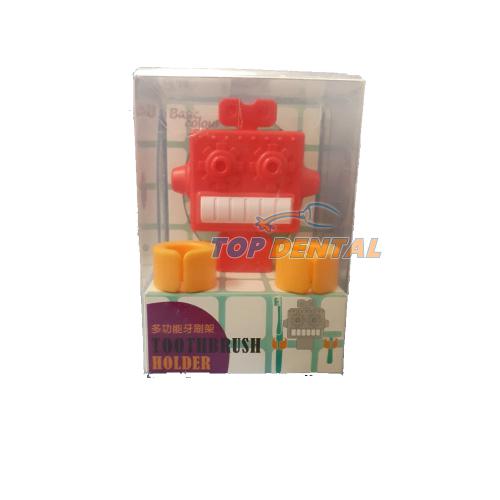 PORTA CEPILLOS CON SOPAPAS ROBOT