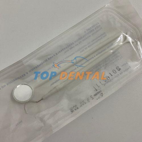 EXPLORADOR + ESPEJO CON MANGO DESCARTABLES