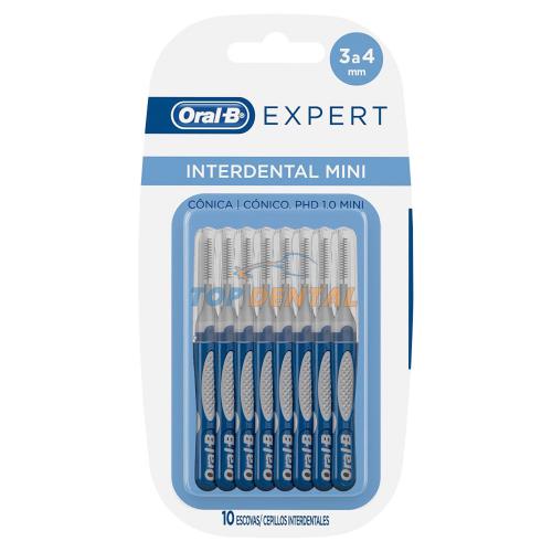 ORAL B EXPERT INTERDENTAL MINI 3-4 mm CONICO  X10 UNIDADES