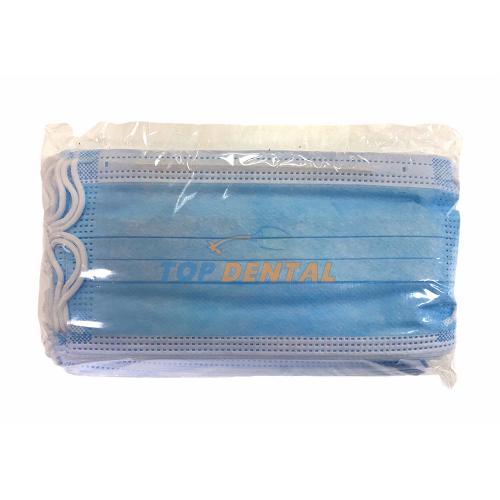 BARBIJOS QUIRURGICOS CON ELASTICO Y CLIP NASAL PACK X50 UNIDADES