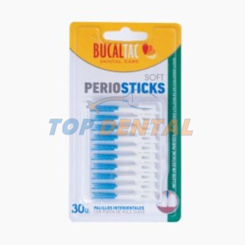 BUCAL TAC PERIOSTICKS PALILLOS DE HULE X30 UNIDADES