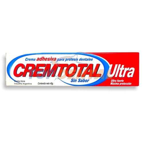 CREMTOTAL CREMA ADHESIVA SIN SABOR X40 GRS