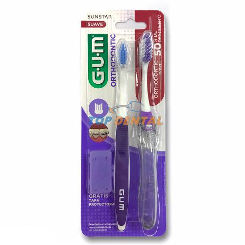 GUM CEPILLO ORTODONCIA + CEPILLO ORTODONCIA DE VIAJE
