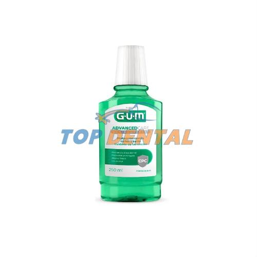 GUM ENJUAGUE BUCAL ADVANCED CARE MENTA X250 ML
