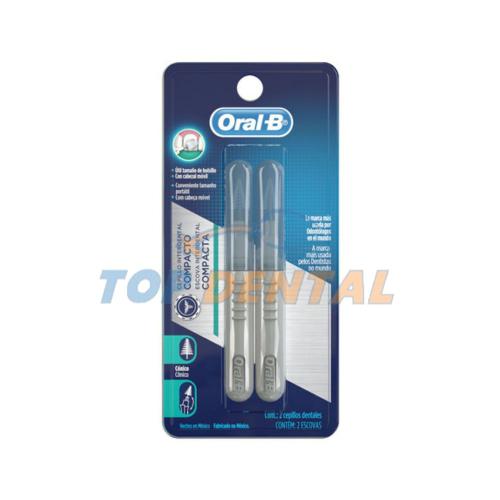 ORAL B MANGO INTERDENTAL COMPACT X2 UNIDADES