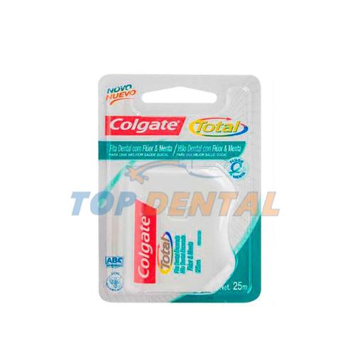 COLGATE CINTA DENTAL FLUOR Y MENTA X25 mts