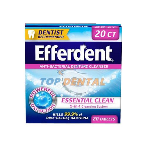 EFFERDENT PASTILLAS LIMPIADORAS X20 UNIDADES