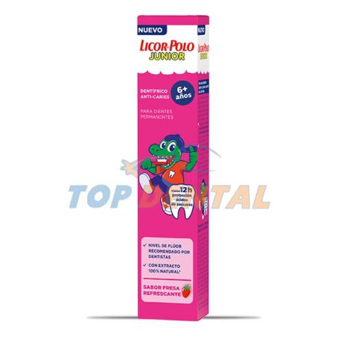 LICOR DEL POLO JUNIOR PASTA +6 AÑOS FRUTILLA X75 ml